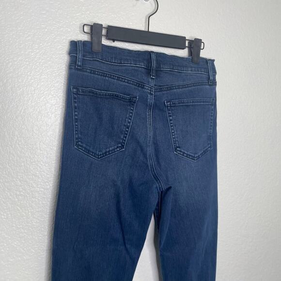GAP Womens Jeans Size 28 Dark Wash High Rise Stretch Denim Blue Skinny Leg - Picture 11 of 11